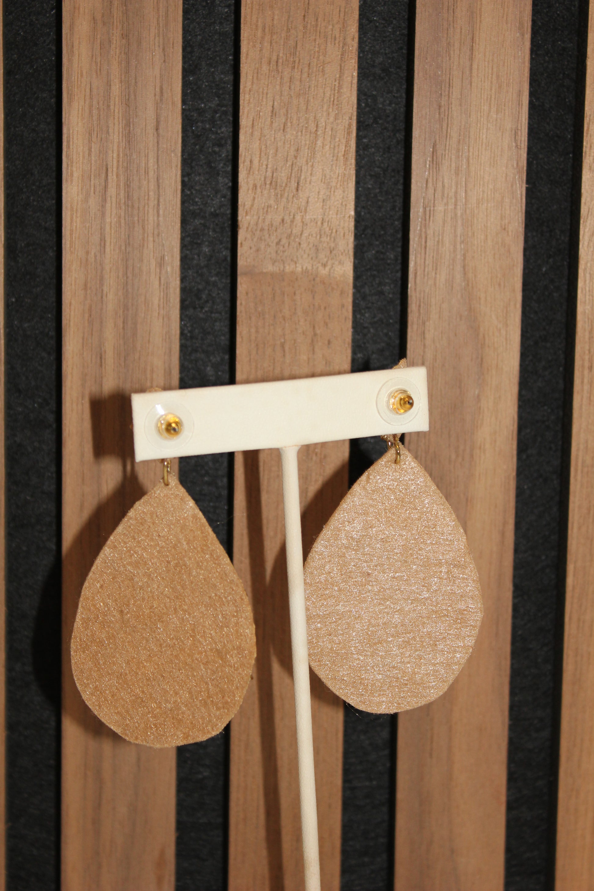 Gold Silver Beaded Star Earrings