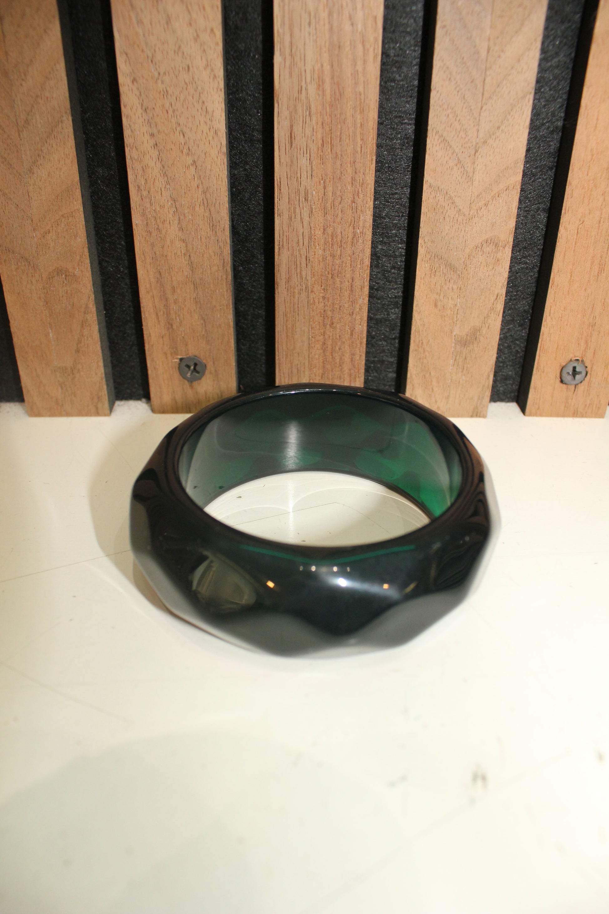 Black Resin Bangle