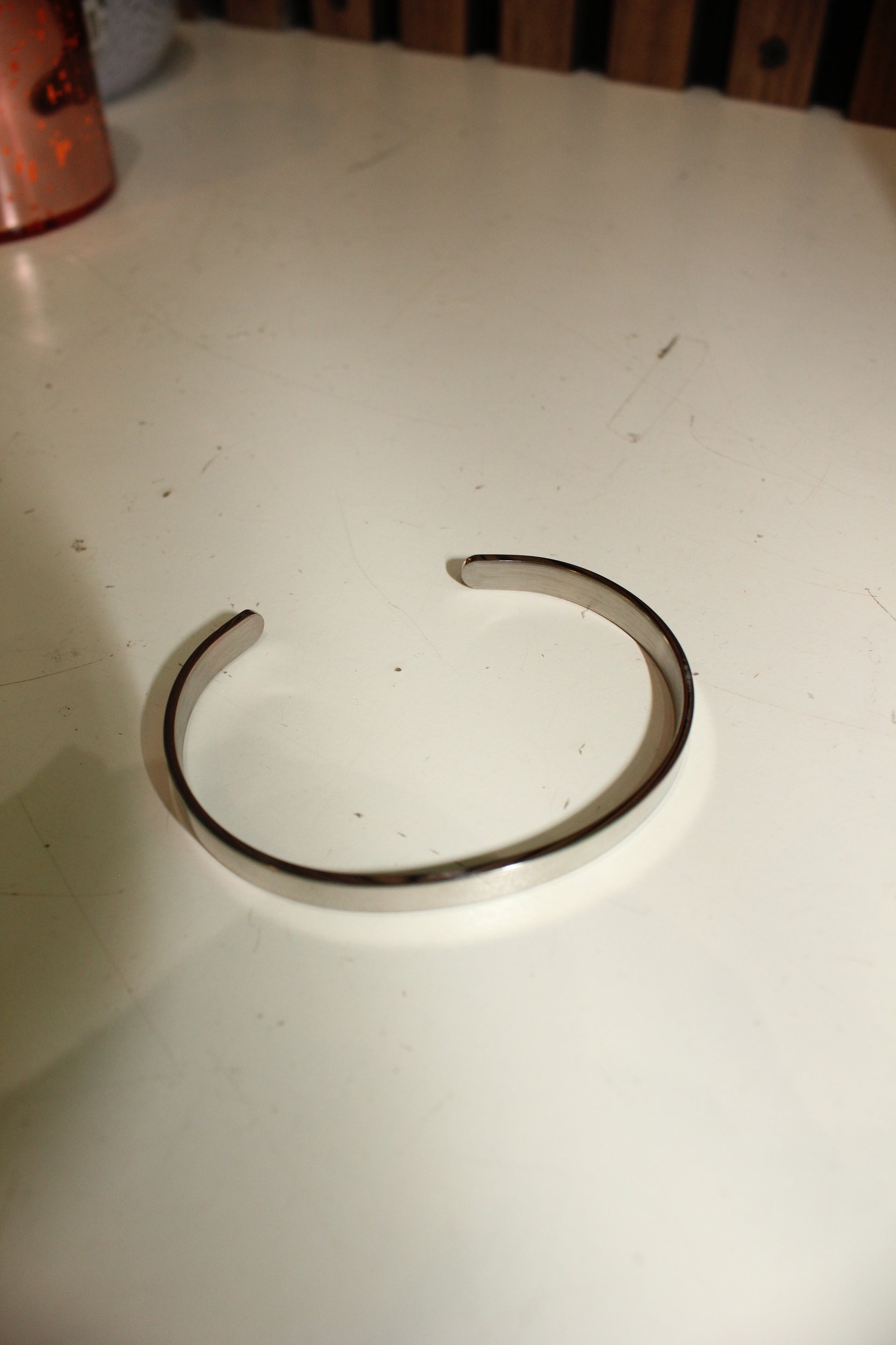 Silver Sleek Steel Bracelet