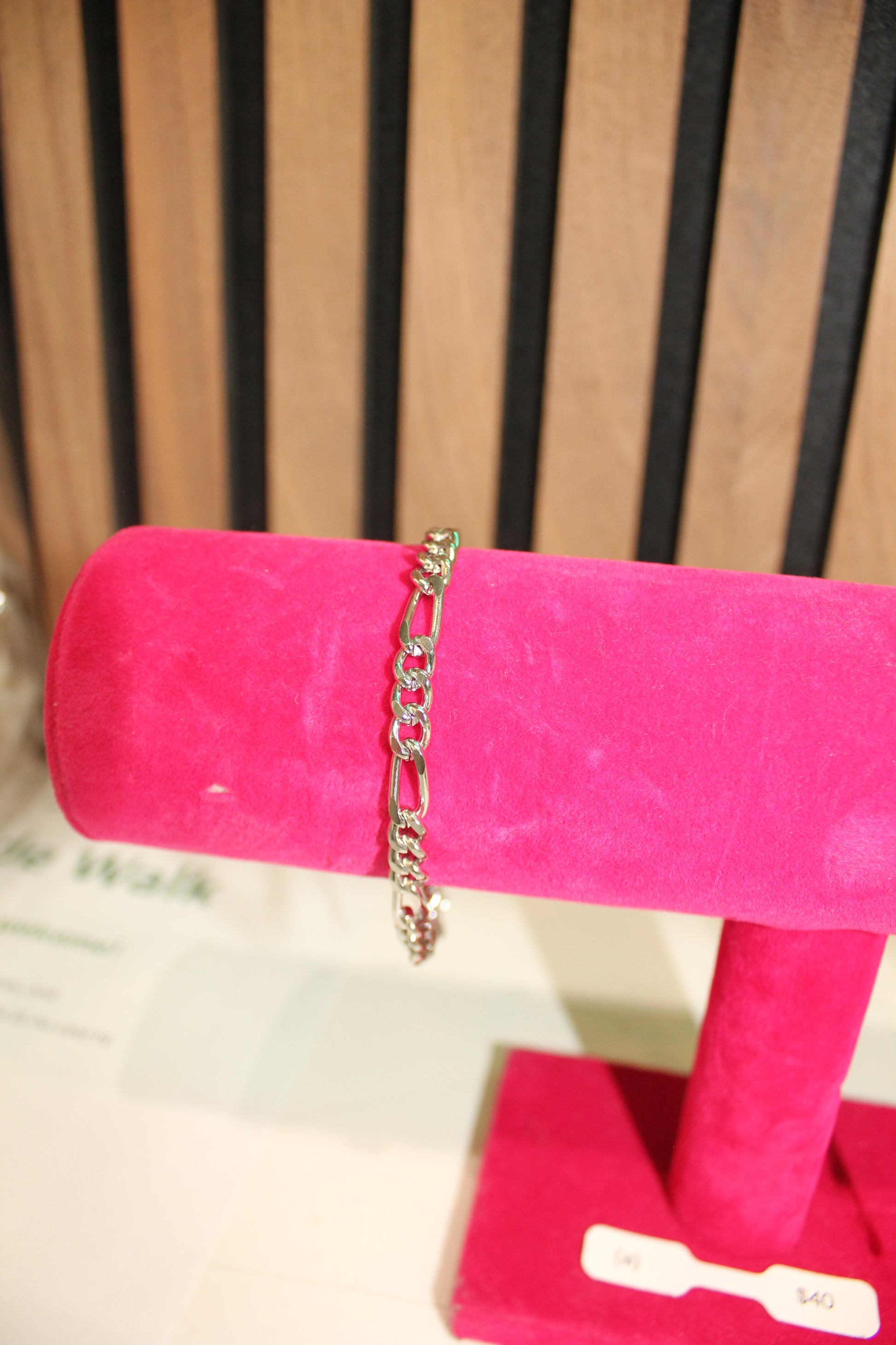 Silver Classic Figaro Chain Bracelet