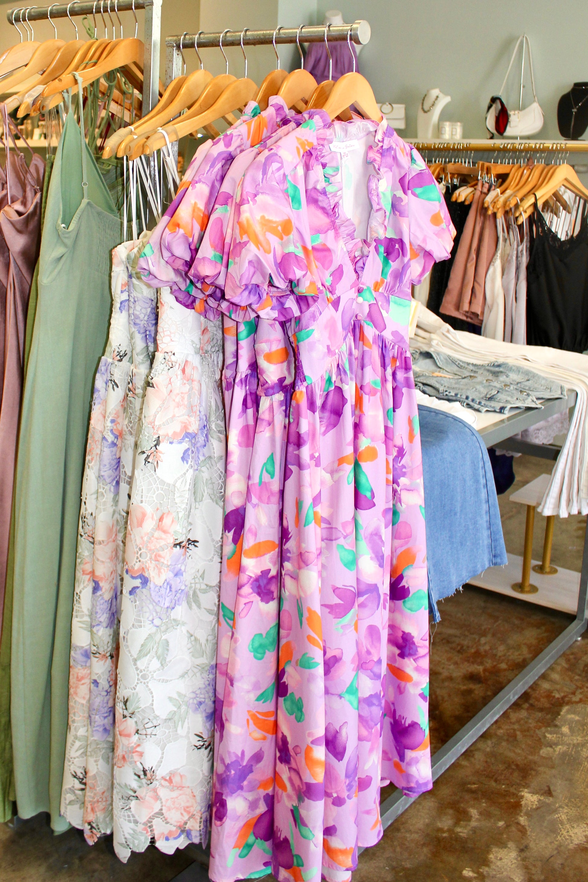 Lilac Dreamscape Maxi Dress