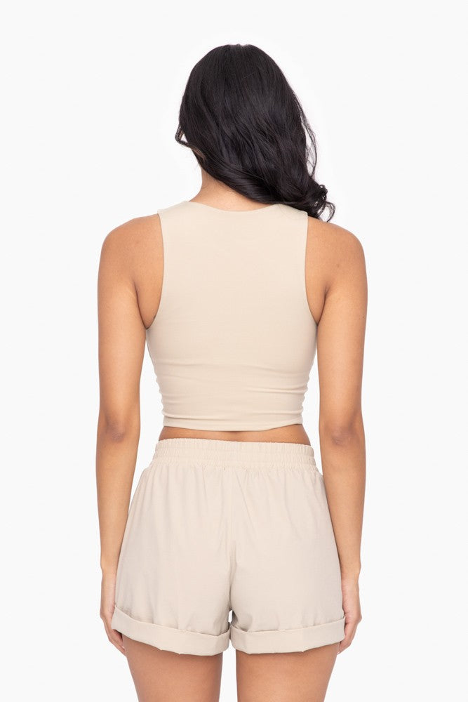 Venice Cut Out Cropped Bra Top