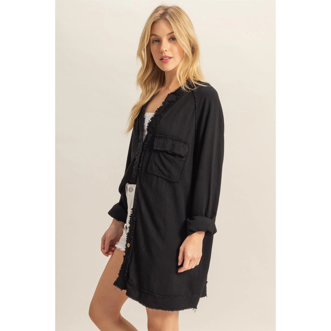 Long Sleeve Button-Down