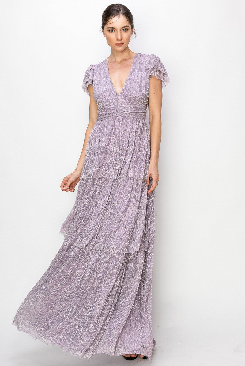 Lavender maxi dress