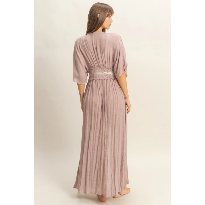 Mauve Long Duster