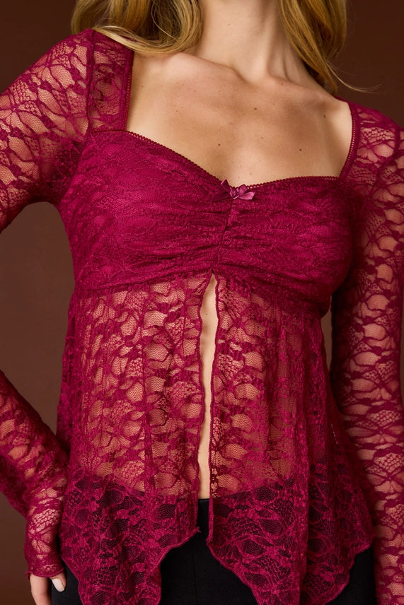 Juliette Top Red – District 34 Boutique