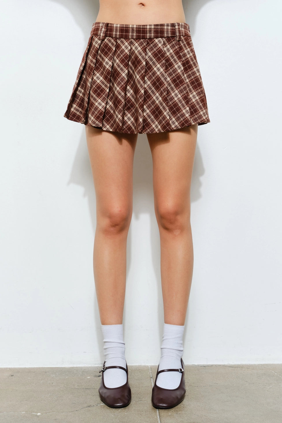 Clarke Plaid Mini Skirt