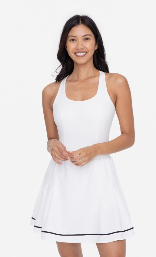 Criss Cross Back Skater Dress