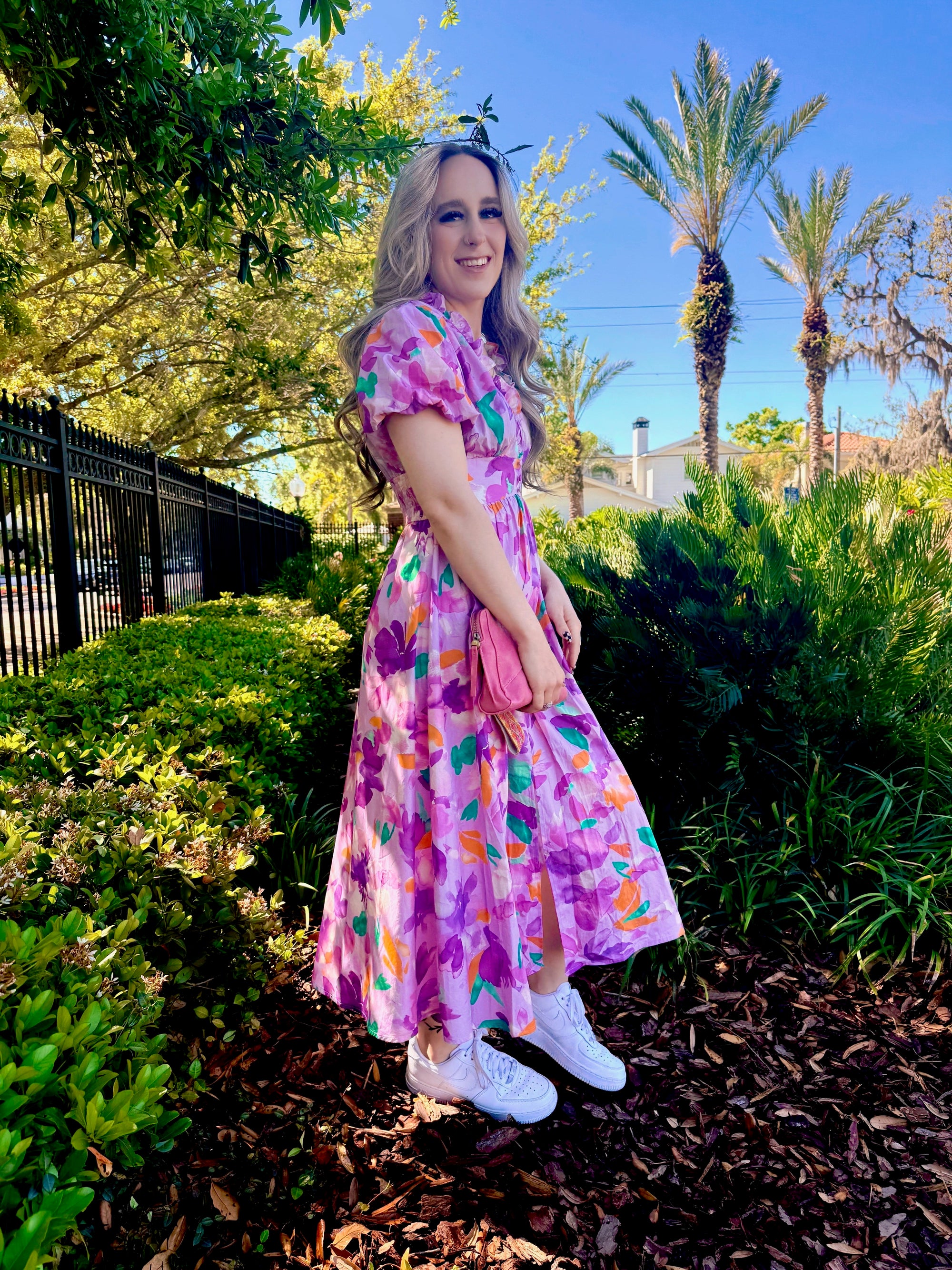 Lilac Dreamscape Maxi Dress