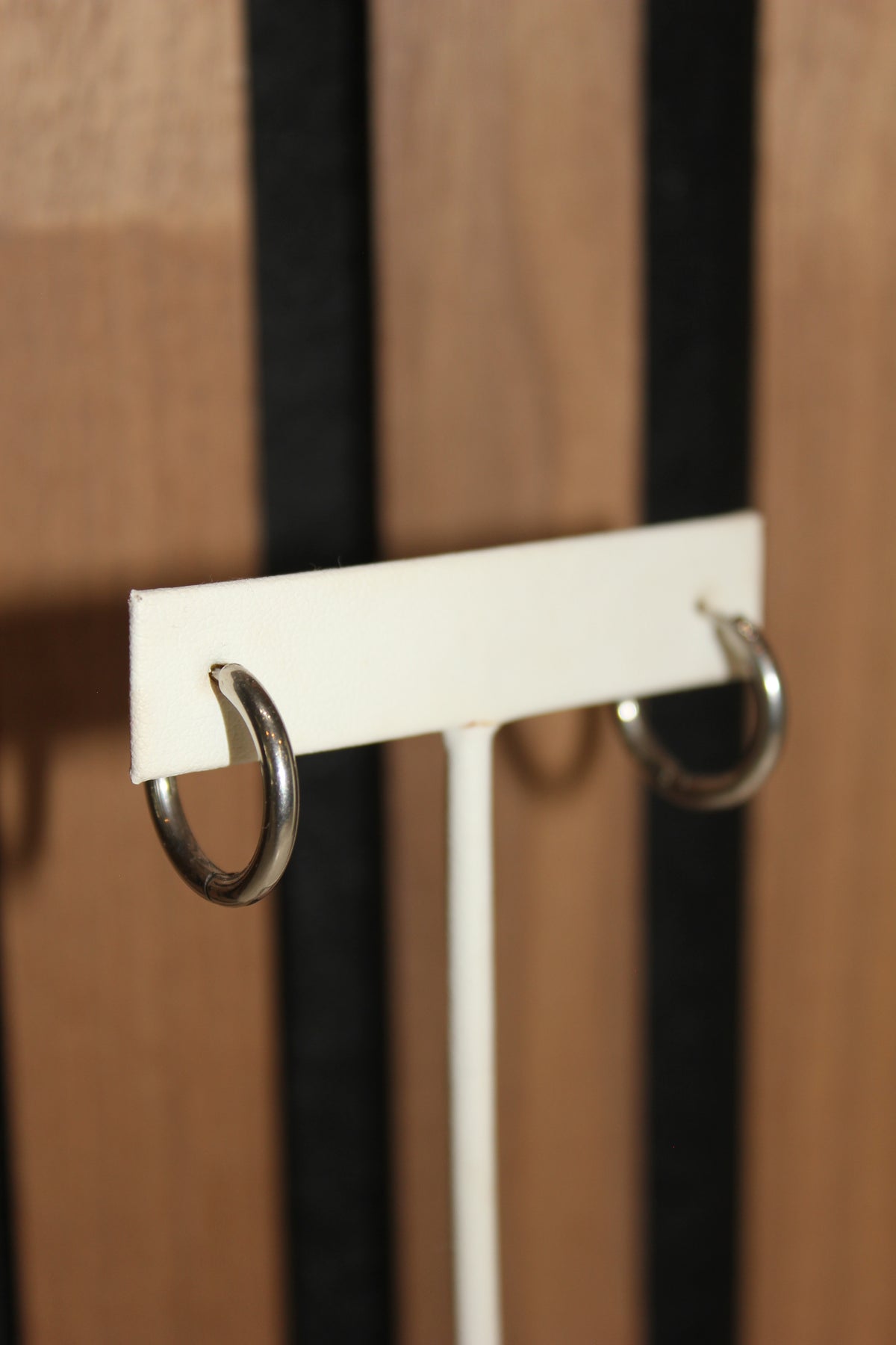Silver Small Hoops
