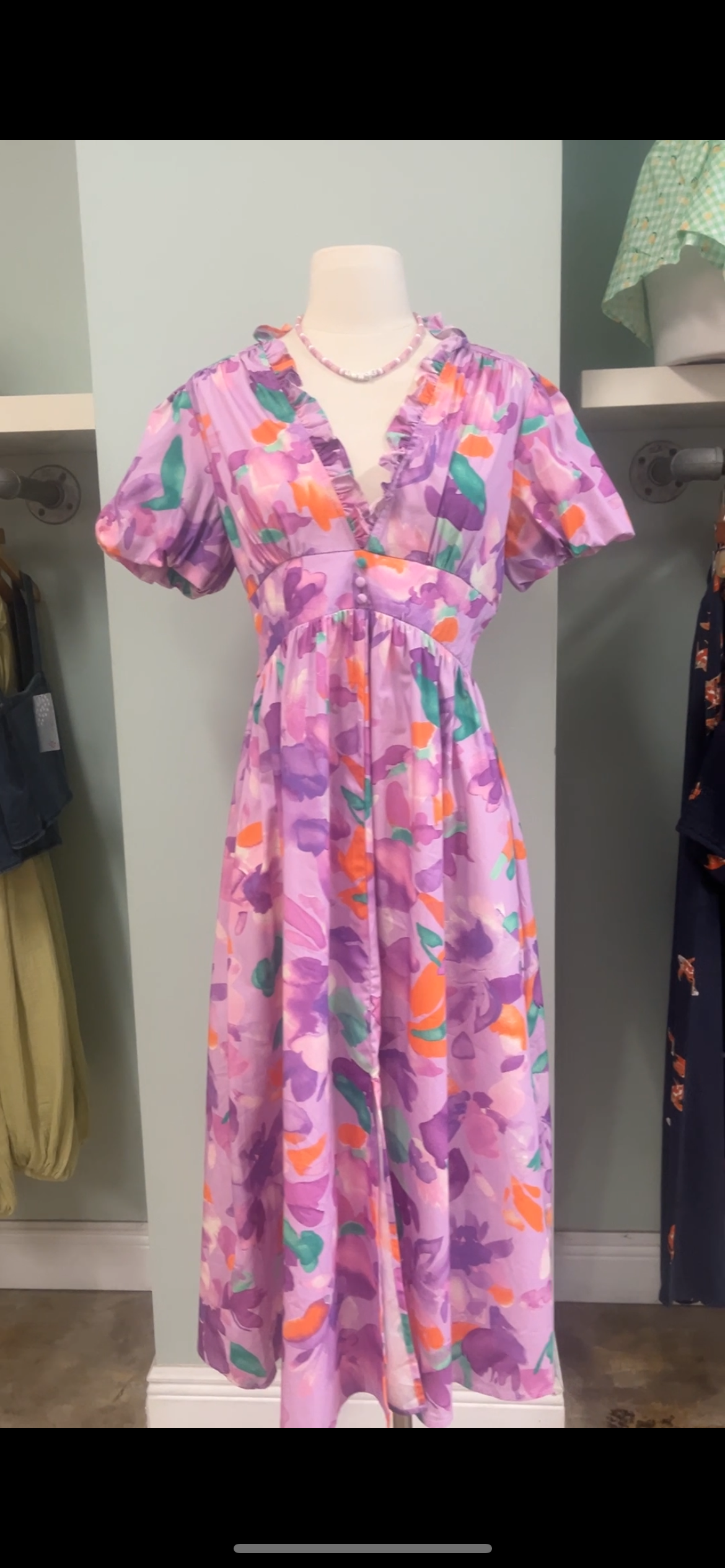 Lilac Dreamscape Maxi Dress