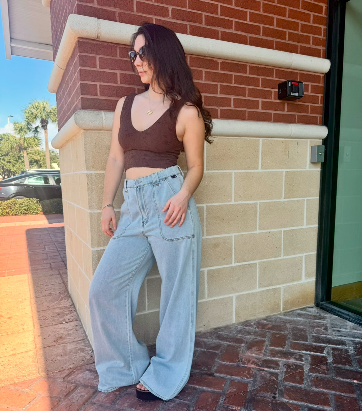 High Rise Carpenter Wide Leg