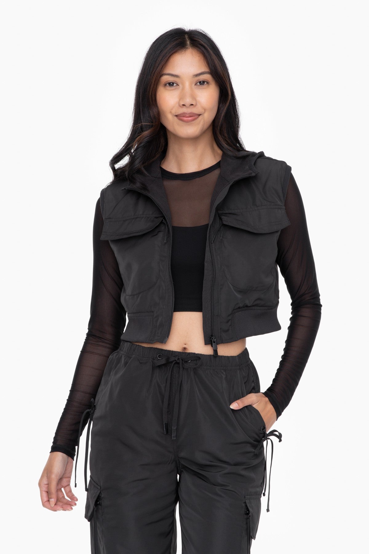 Mono B Cropped Vest