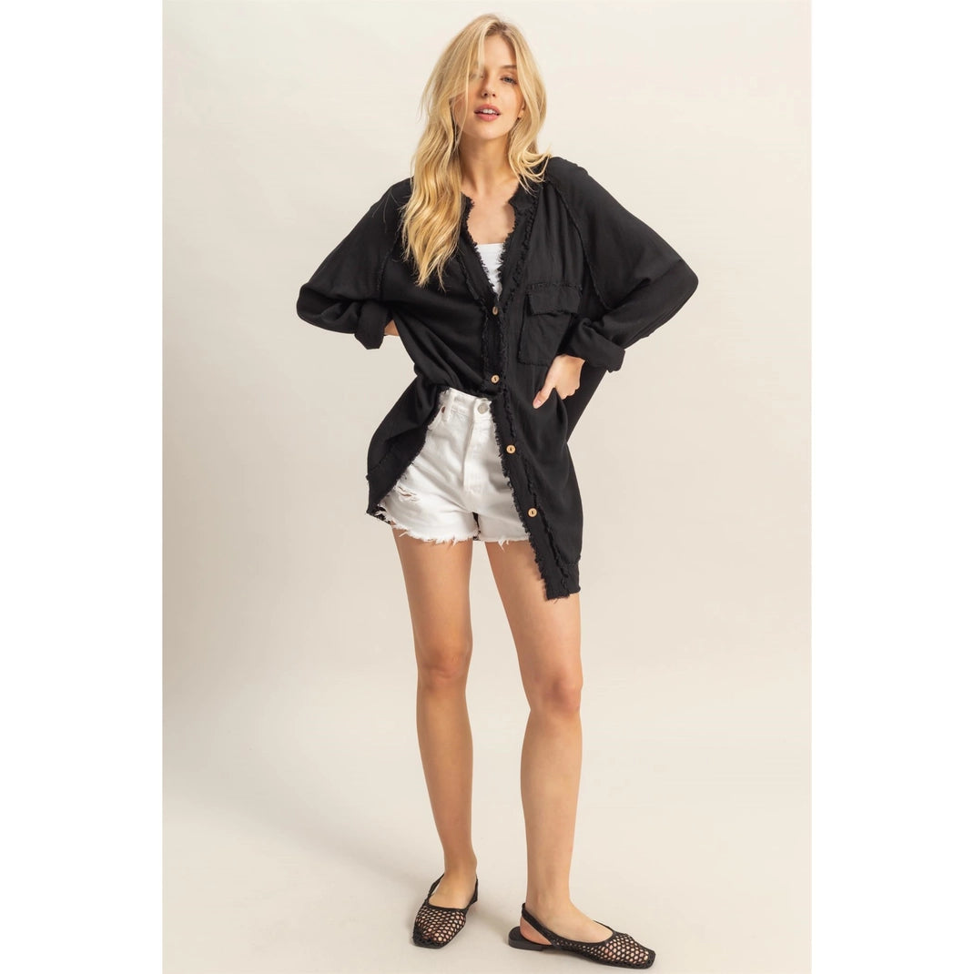 Long Sleeve Button-Down