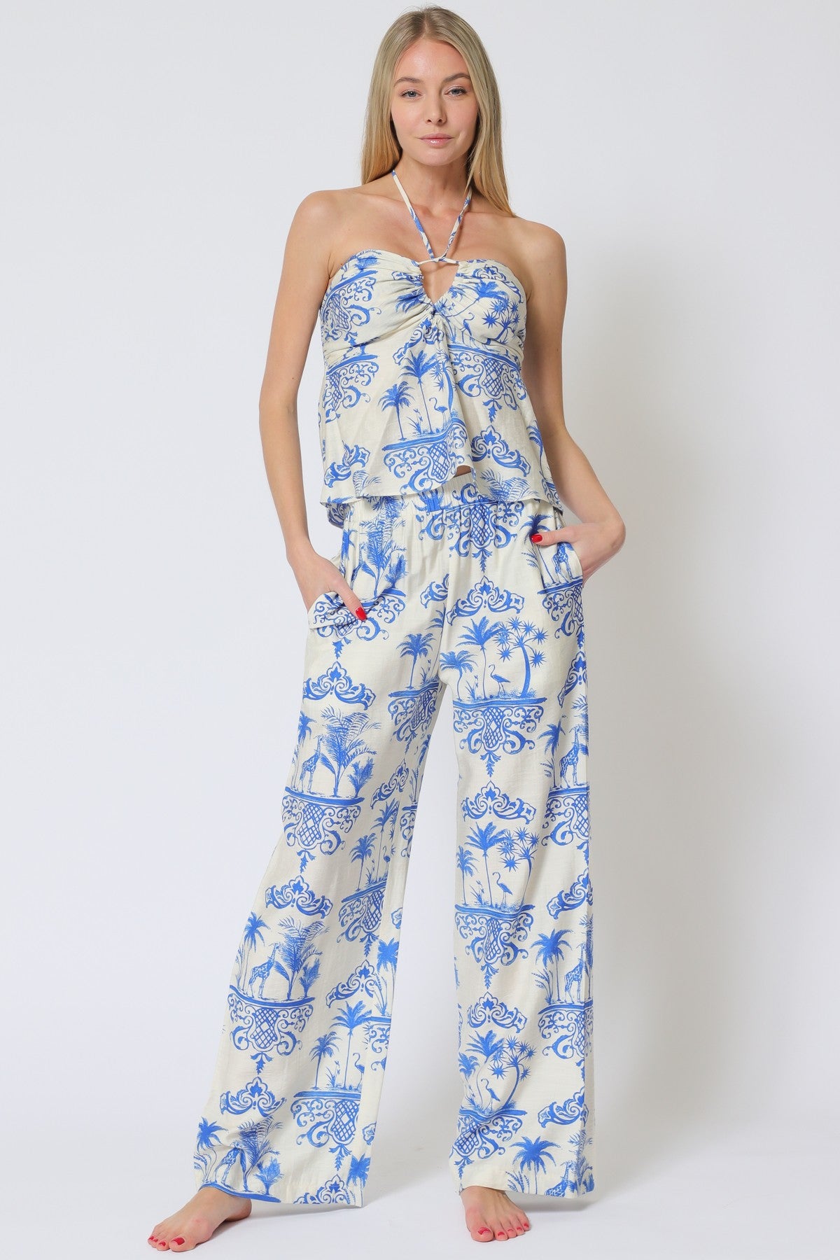 Chest Detailing Pants
