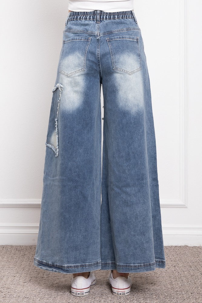 Star Patch Denim