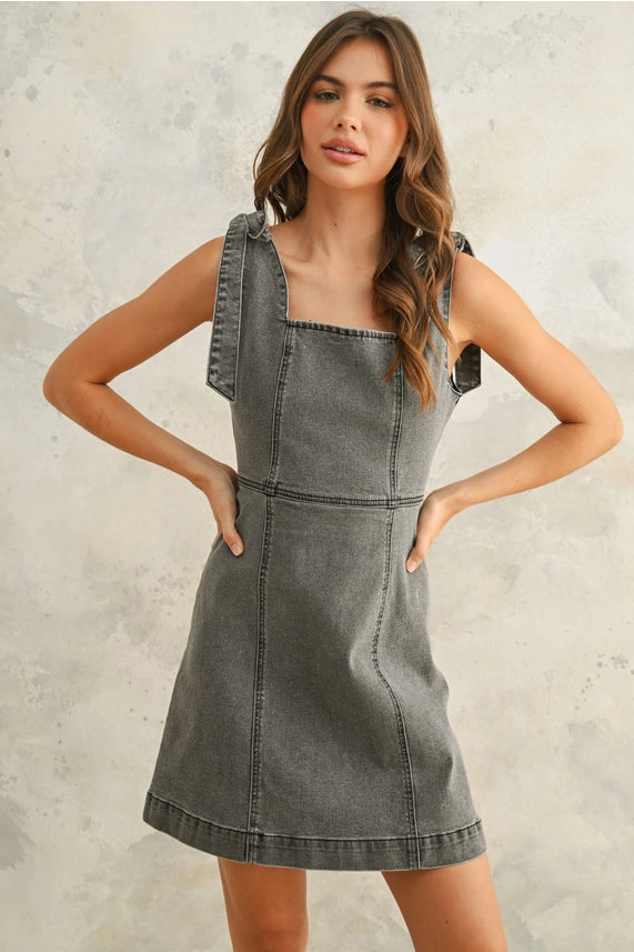 Tie on Sleeve Dress