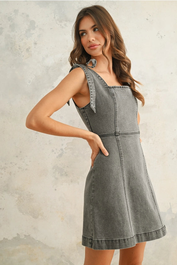 Tie on Sleeve Dress