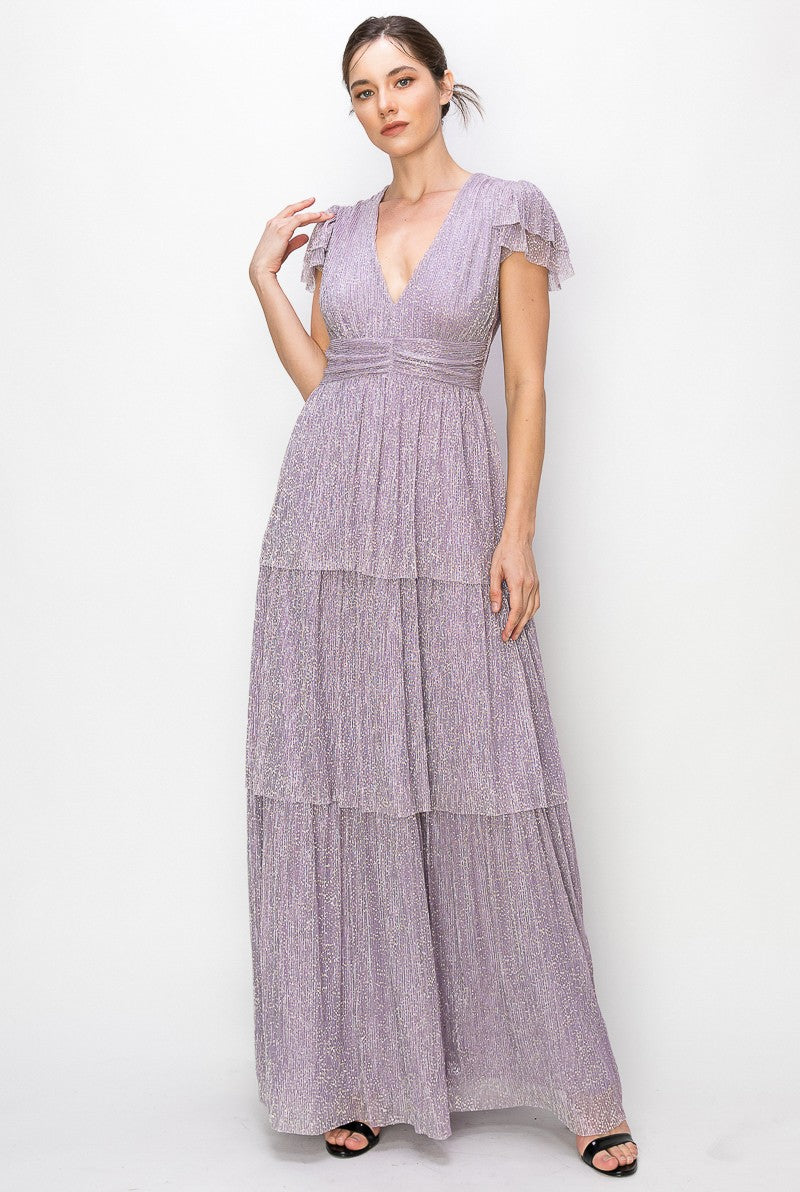 Lavender maxi dress