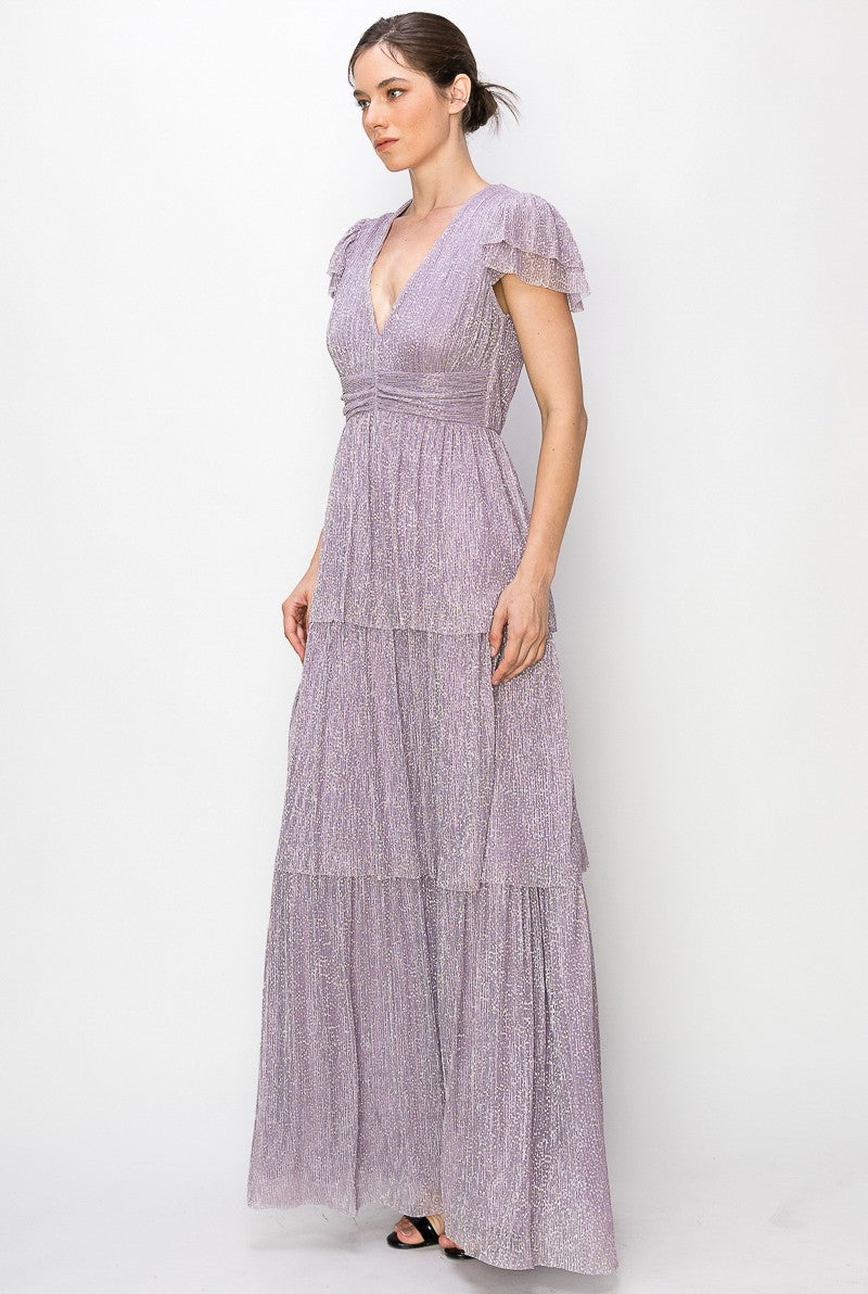 Lavender maxi dress