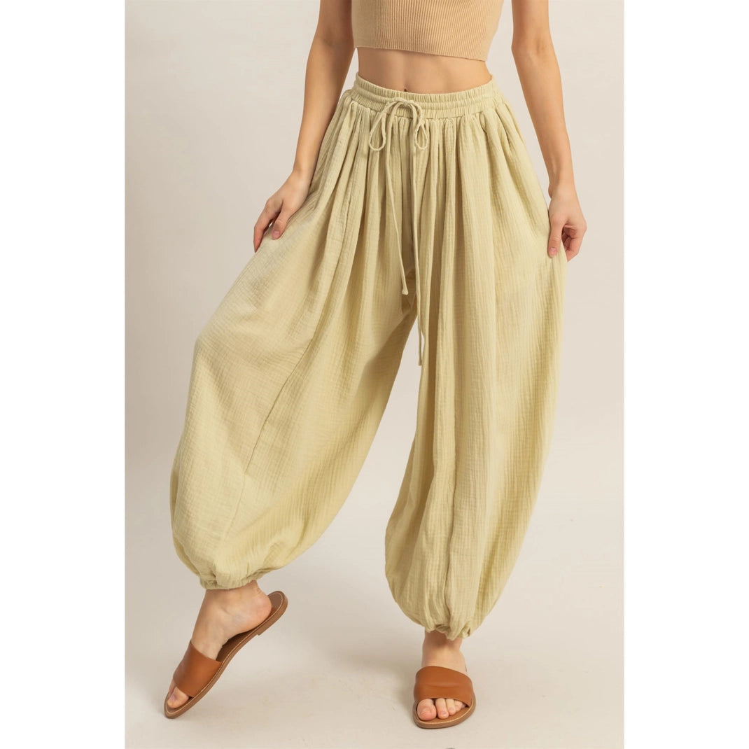 High-Waist Baggy Pants