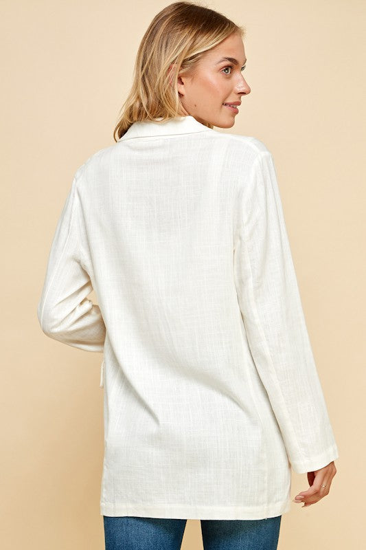 One Button Blazer