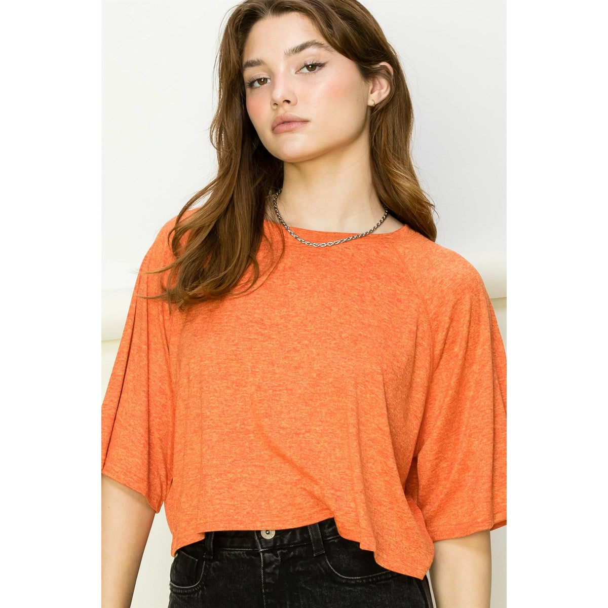 Orange Crop Top