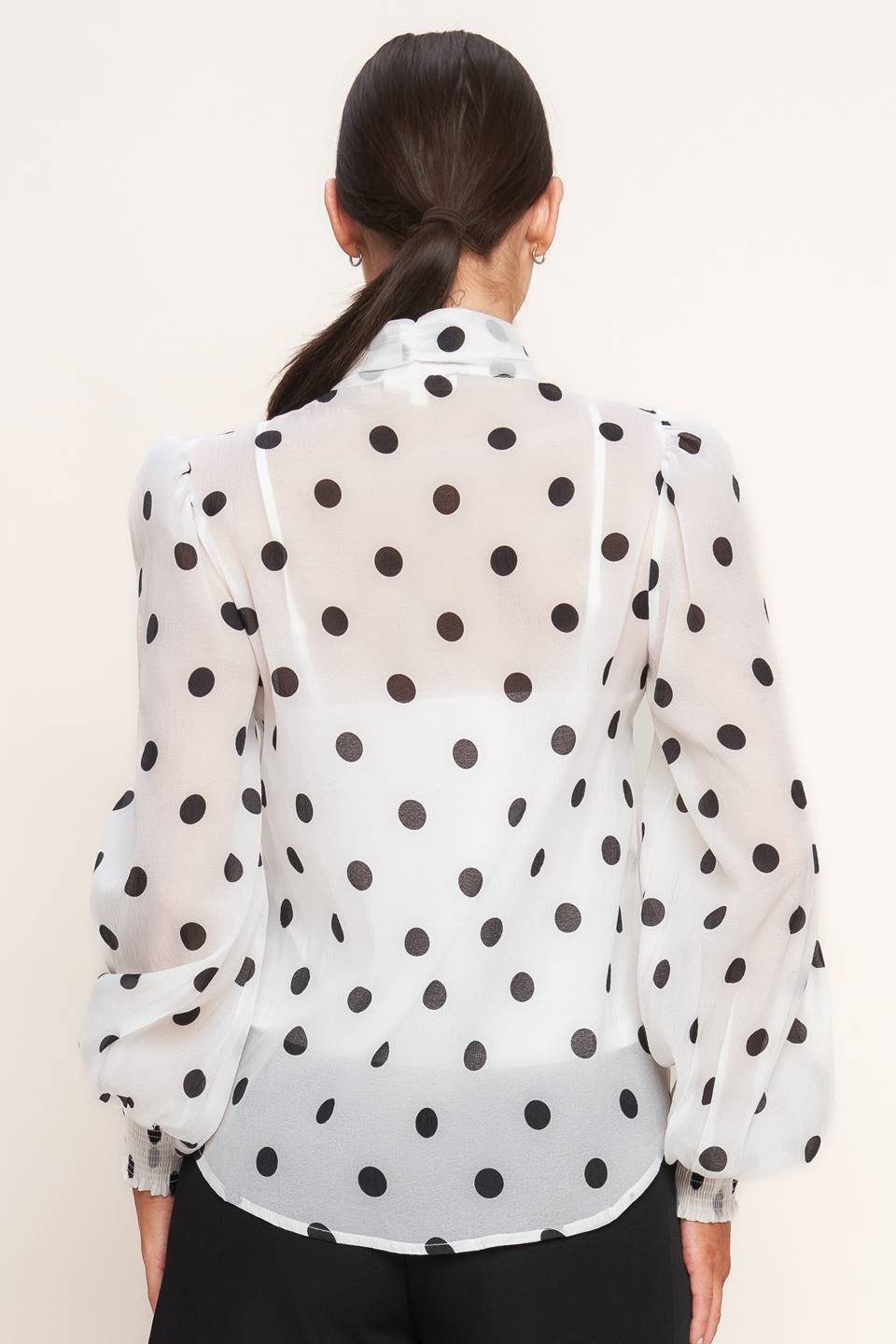 Polka dot bow tie