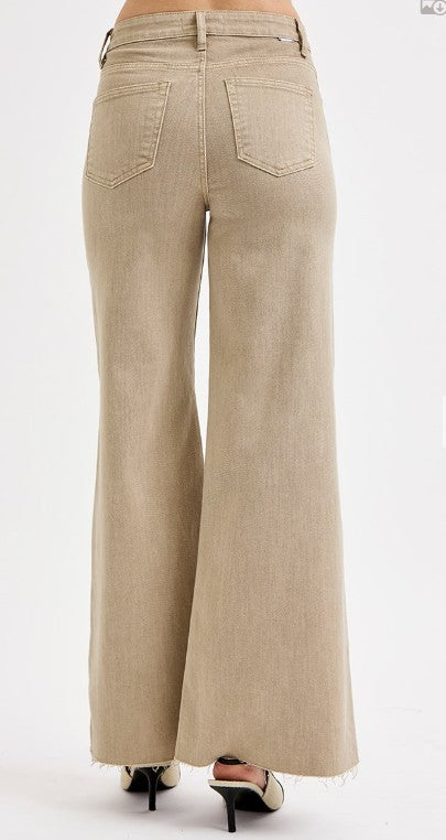 HIGH RISE LUREX PALAZZO PANTS