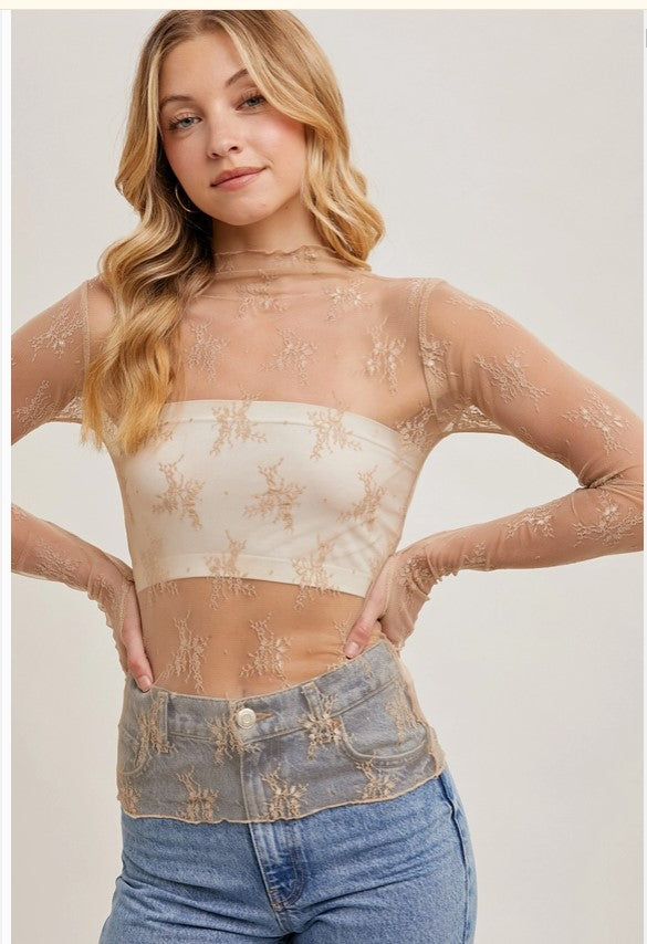 Sheer Mesh Top
