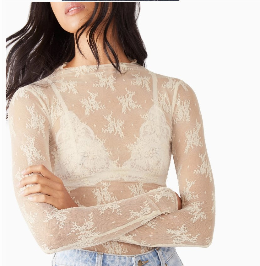 Sheer Mesh Top