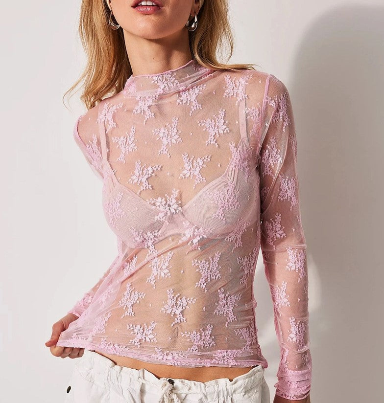 Sheer Mesh Top