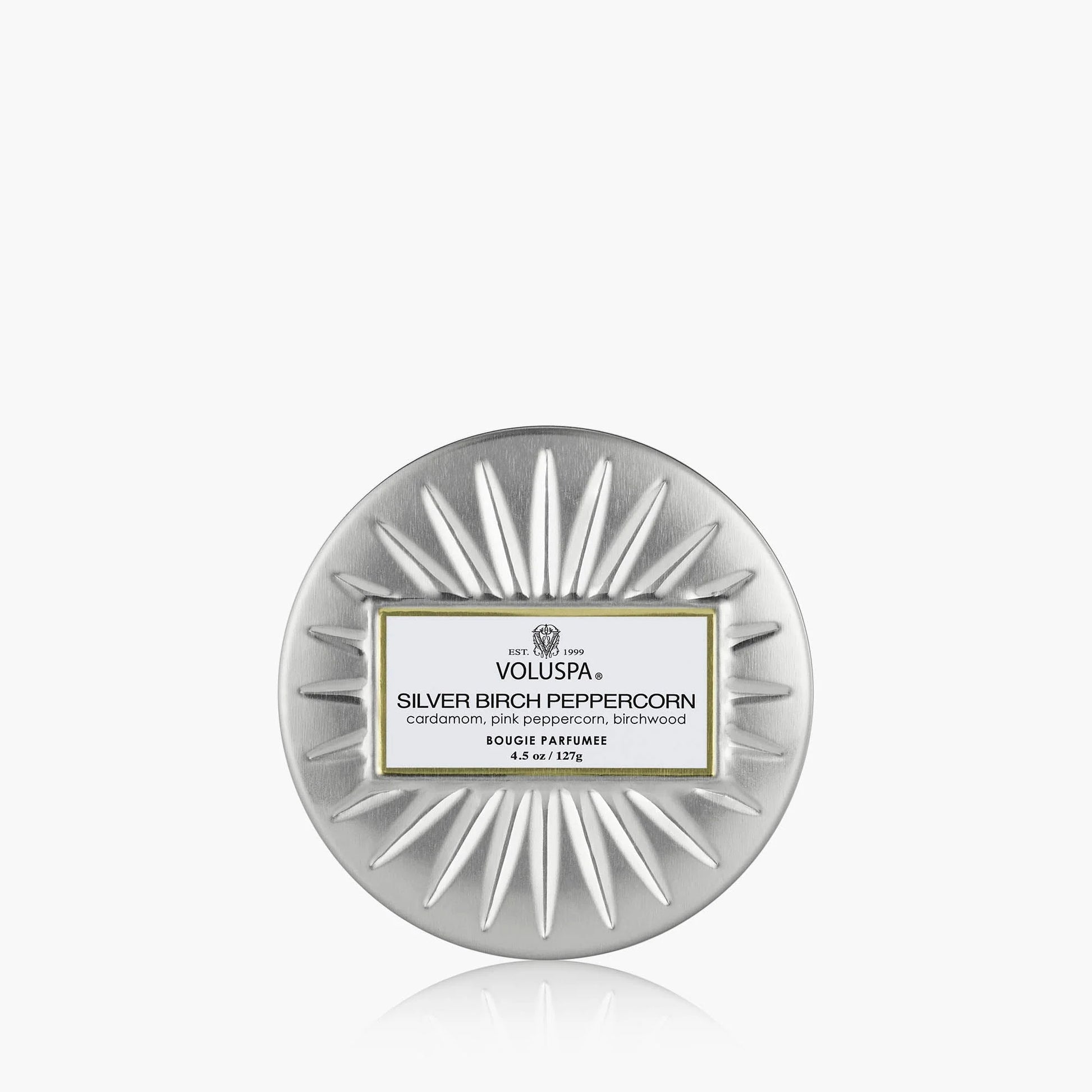 Silver Birch Mini Tin Candle