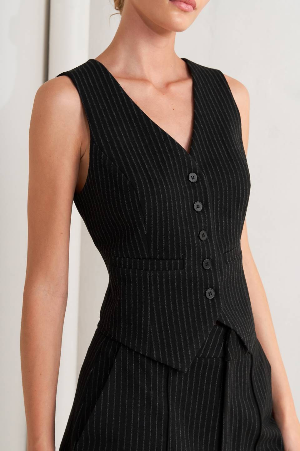 Pin Stripe Vest