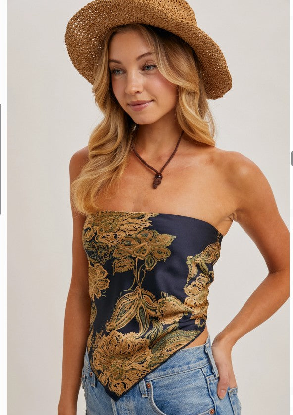 Bandana Tube Top